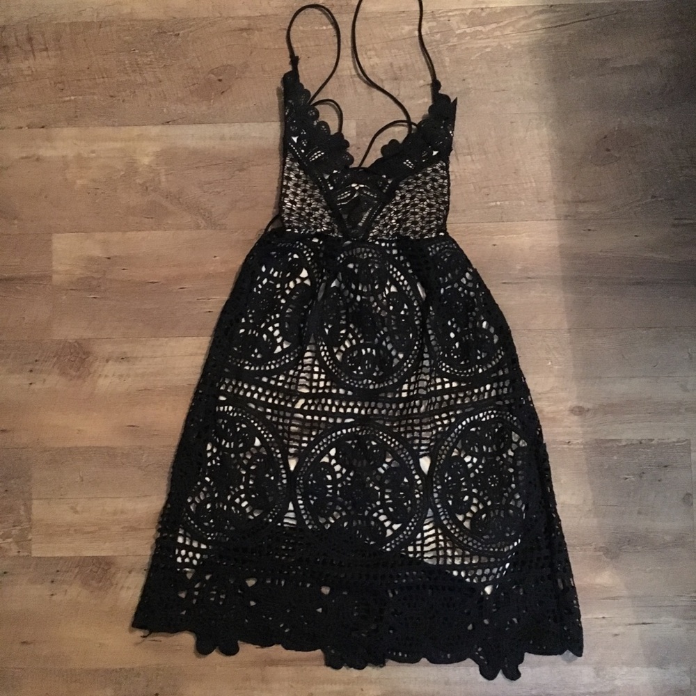 Black Lace Dress